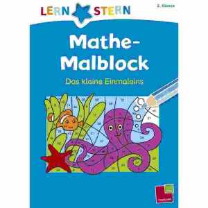Lernstern Mathe-Malblock 2. Klasse das kleine 1X1 - 7-9 Jahre