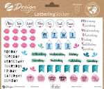 Trend Sticker A5 Tage und Monate 2 Bögen - LETTERING, Z-Design