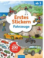 Erstes Stickern Fahrzeuge ab 3 Jahren