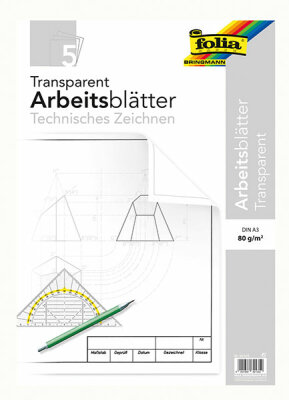 Arbeitsblätter A3,5Blatt f.technisches Zeichnen