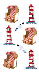 ROESSLER PAPIER Sticker Maritim