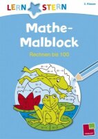 Lernstern Mathe-Malblock 2. Klasse Rechnen Bis 100 - 7-9...