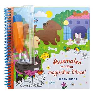 Ausmalen mit dem magischen Pinsel - Tierkinder - ab 3 Jahren Arena