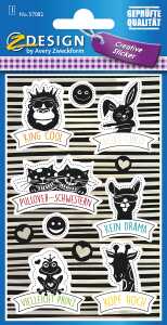 AVERY ZWECKFORM Sticker coole Tiere