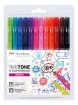 Tombow Doppelfasermaler TwinTone Bright Colours, 12er Set...