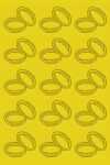 ROESSLER PAPIER Peel Off Sticker Ringe, gold