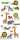 ROESSLER PAPIER Dekorsticker Happy Safari