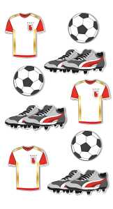 ROESSLER PAPIER Sticker Fußball
