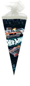 Nestler Schultüte Tüllv. 22 cm rund HotWheels Race Mattel