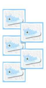 ROESSLER PAPIER Sticker Baby boy chuck
