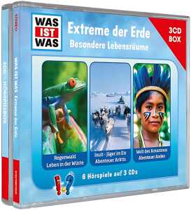 Was ist was 3er CD Hörspielbox Extreme Erde - Besondere Lebensräume