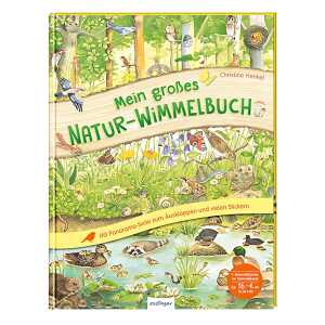 Mein großes Natur Wimmelbuch - Mit Panorama-Ausklappseite und Stickern