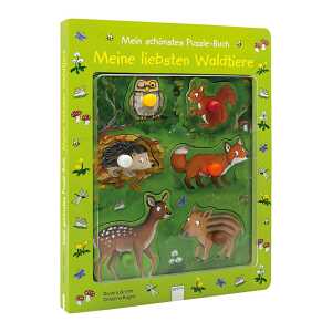 Mein schönstes Puzzlebuch Meine liebsten Waldtiere - ab 2 Jahren Arena