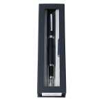 Füller Eleganza schwarz Feder M mit Tintenpatrone -...