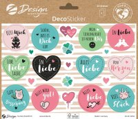 Zweckform Trend Sticker A5 Deco Liebe und Glück 2...