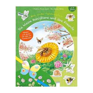 Die kleine Honigbiene und ihre Freunde - Mein großes Tierstickerbuch