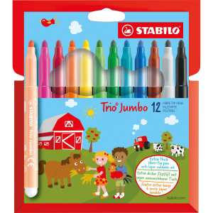 STABILO Trio Jumbo 12er Etui 4006381492560