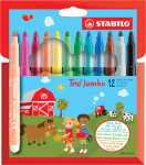 STABILO Trio Jumbo 12er Etui 4006381492560