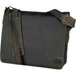 Umhängetasche Ben, braun Leder,ca.37x33x13cm, P&S