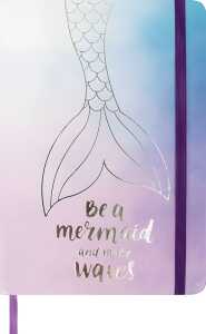 Notizbuch Mermaid A5 96 Blatt, kariert - ca. 14,8 x 21 cm 70g/m²