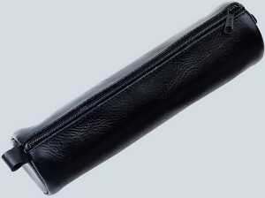 Schlamperrolle Leder schwarz ALASSIO 43031