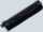 Schlamperrolle Leder schwarz ALASSIO 43031