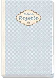 Meine Rezepte Vintage A5 120 Seiten m Register u abwischbaren Einband