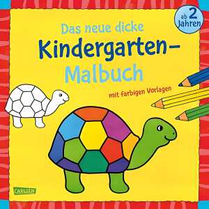 Das neue dicke Kindergarten Malbuch mit Vorlagen