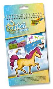 Schablonenbuch Ponyhof FOLIA 41101 14,2x24cm