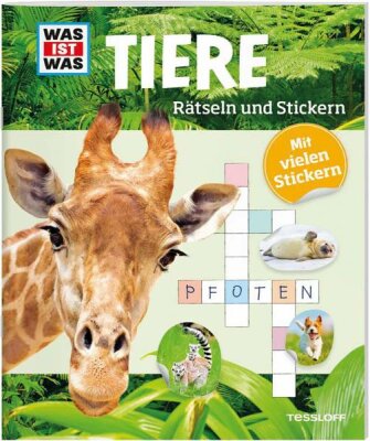 WAS ist WAS Rätselhefte Rätseln StickernTiere - 8-10 Jahren