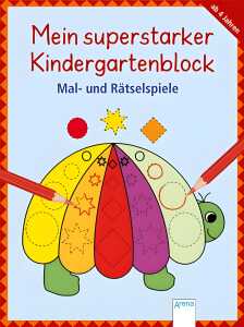 Mein superstarker Kindergartenblock - Mal und Rätselspiele