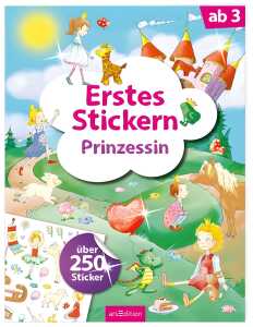 Erstes Stickern Prinzessin - ab 3 Jahren