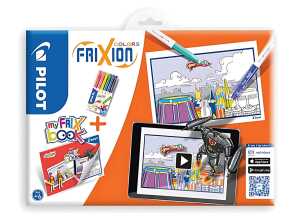 Superhelden FriXion Colors + Malbuch FRIXbook 6er Set FriXion Colors,