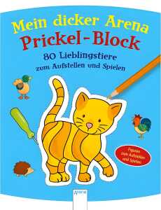 Mein dicker Prickel Block 80 Lieblingstiere zum Aufstellen u Spielen