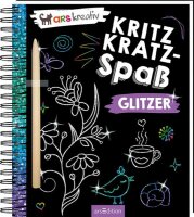 ars Kreativ Kritzkratz Spaß Glitzer mit Stift - ab...