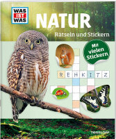 Was ist was Natur Rätseln und Stickern - ab 8 Jahren