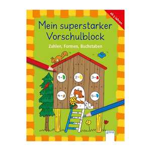 Mein superstarker Vorschulblock Zahlen - Formen Buchstaben