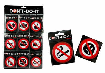 Sticker 9-fach sortiert Dont-do-it