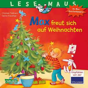 Lesemaus 130 Max freut sich auf Weihnachten  - ab 3 Jahren