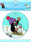 Der kleine Maulwurf Winter Fensterbilder 3er