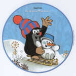 Der kleine Maulwurf Winter Fensterbilder 3er