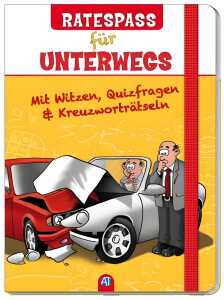 Ratespaß für unterwegs ca. 11x15xcm, 48 Seiten - mit Rätseln,