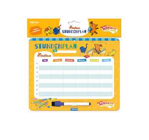 Stundenplan Die Maus mit Stift abwischbar - und integrierten Schwamm