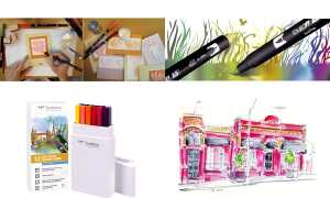 Tombow Doppelfasermaler ABT DUAL B RUSH PEN, Primärfarben (1230093)