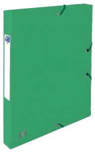 Oxford Sammelbox TOP FILE+, A4, 25mm, aus 425 g/m² Karton, grün