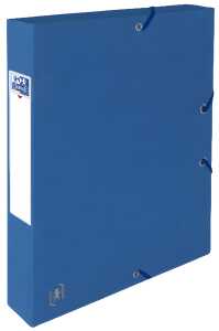 Oxford Sammelbox TOP FILE+, A4, 40mm, aus 425 g/m² Karton, blau