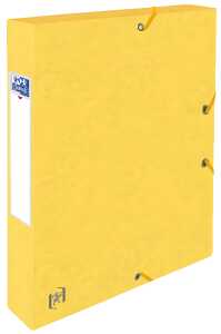 Oxford Sammelbox TOP FILE+, A4, 40mm, aus 425 g/m² Karton, gelb