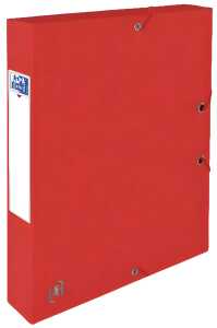 Oxford Sammelbox TOP FILE+, A4, 40mm, aus 425 g/m² Karton, rot