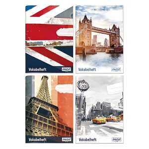 Vokabelheft A5 Schulstuff HÄFFT 2889-6 sort. 68 Seiten