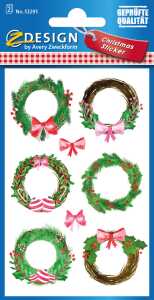 Weihnachts Sticker Beschriften 2 Bögen - Leinenpapier, 4004182522950